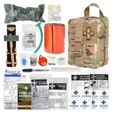 China Tactical Individual First Aid Kit, Survival Trauma Kit For Outdoor Tactical Bag Outdoor Camping First Aid for sale