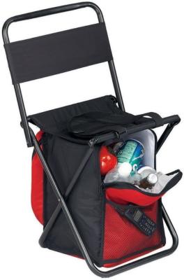 중국 Folding Stool Backpack Insulated Cooler Bag, Collapsible Camping Hunting Fishing Multifunction Chair Front Pocket 판매용