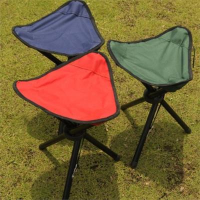 China Portable Triangle Camping Fishing Chair, Tripod Stool With Backrest Fishing Camping Chair With Carry Strap for sale