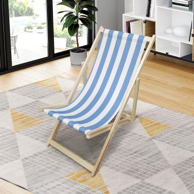 China Patio Sling Chairs Outdoor Portable Folding Adjustable Beach Chairs Polyester Fabric Aluminum Chair Set Cushion for sale