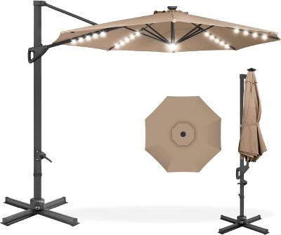 China Canopy, Cantilever Umbrella Hanging Umbrellas, Fade Resistance & Water-repellent UV Protection Solution-dyed Fabric for sale