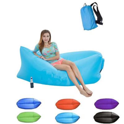 China Inflatable Lounger Air Sofa Hammock Portable: Waterproof Anti Air Leaking Design - Pillow Shape The Top for sale