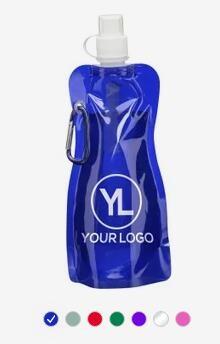 China Solid Flexible Water Bottle Carabiner, Foldable Water Bottles Water Pouch Flexible - Reusable Travel Water Bottle for sale