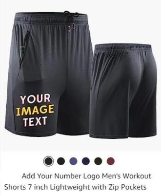 Cina Men's Shorts, Men's Mesh Gym Shorts, Lightweight Athletic Shorts Gym Workout Shorts Quick Dry Bodybuilding in vendita