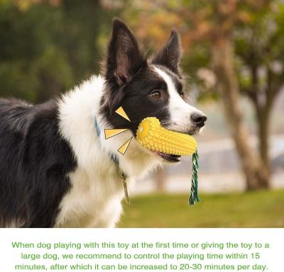 China Dog Chew Toys for Aggressive Chewers, Indestructible Tough Squeaky Interactive Dog Toys, Puppy Teeth Chew Corn for sale