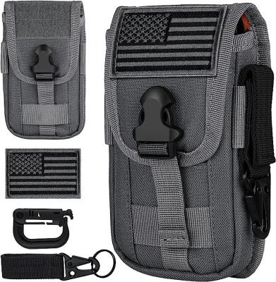 China Tactical Cell Phone Holster Pouch, Tactical Smartphone Pouches Cellphone Case Molle Gadget Bag Molle Attachment Belt for sale