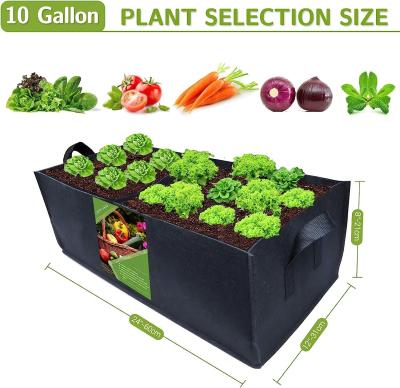 China Fabric Raised Garden Bed 6x3x1ft Garden Grow Bed Bags for Growing Herbs, Flowers and Vegetables 128 Gallon for sale