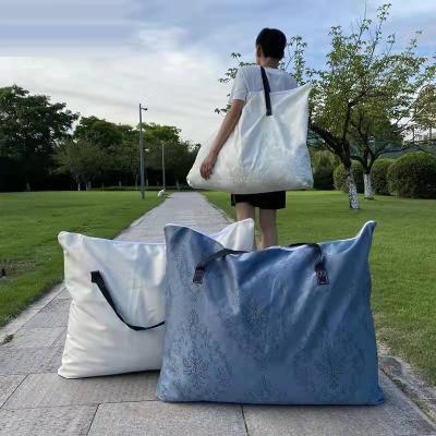China Extra-Large Thickened Moving Packing Bag Quilt Storage Bag Luggage Bag Cloth High-Value Hand-Carried Students Going Out for sale