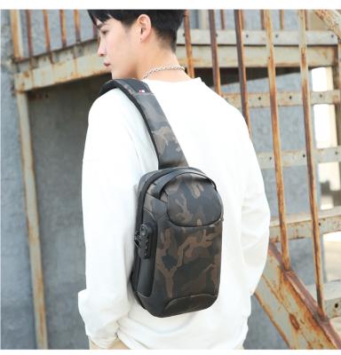China Wholesale Waterproof Anti Theft Usb Men Chest Bags Cross Body Bags For Men Luxury Smell Proof Crossbody Bag for sale
