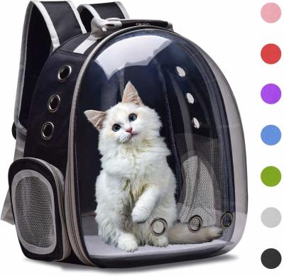 China Transparent Capsule Pet Bag Carrier Luggage Case Transparent Trolley Case With Trolley Wheels for sale