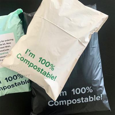 China Factory Direct Eco Friendly Sustainable Corn Starch Custom Compostable Biodegradable Poly Mailer Bags For C for sale