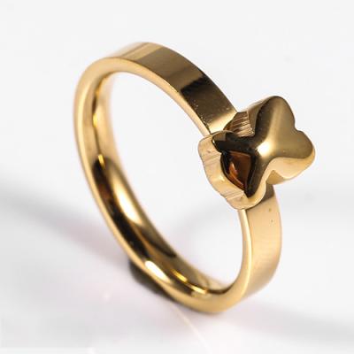 China Factory Stainless steel Ring Jewlery With Gold Plated for sale