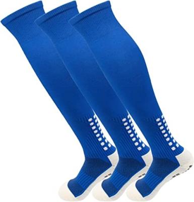 China Casual Non Slip Knee High Soccer Socks Knitted for Optimal Fit and Support for sale