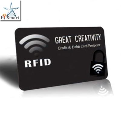 中国 2020New Product Anti Skimming RFID Credit Guard Card Blocker Credit Card Protector 販売のため