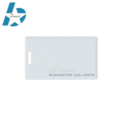 中国 LF rfid 125khz thick/clamshell card Contactless RFID Card Waterproof / Weatherproof 販売のため