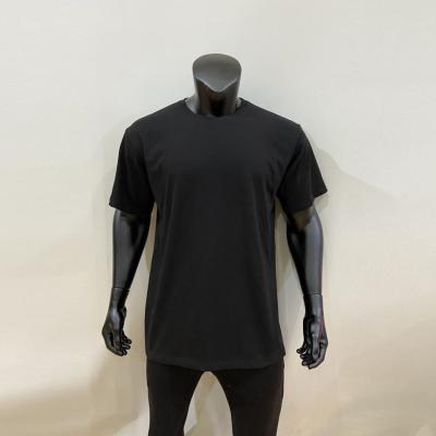 China Peso pesado camiseta de cuello redondo de gran tamaño hombre camiseta suelta de moda en venta