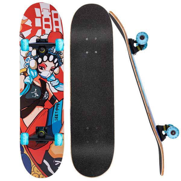 Quality Trendy Custom Complete Skateboards 8.5*32inch Environmental Friendly for sale