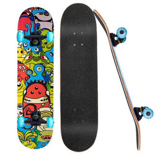 Quality 7ply Freestyle Skateboard Complete for sale