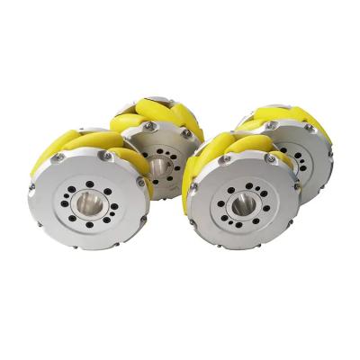 China 8 Inch Omni Directional Wheels With Casting Polyurethane Roller for sale