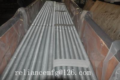 China Tipo sulcado tubo de G de aleta encaixado, 1060 tubos H14 Finned de alumínio à venda
