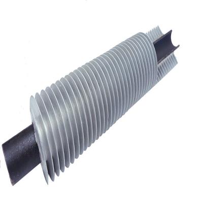 China Copper Spiral Extruded Finned Tube Heat Exchanger Solid for sale
