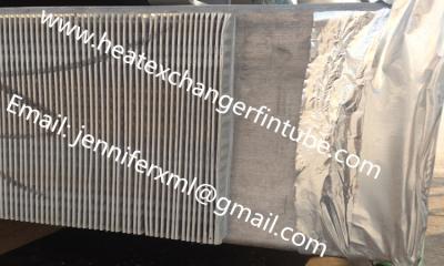Cina Altezze di alluminio alettata della tubatura di singola fila spessore di 1mm x di 20mm in vendita