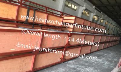 China Tipo largura total del acero de carbono/de aluminio de L/LL/KL del tubo del tubo de aleta 14000m m en venta