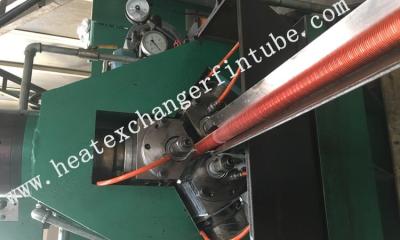 China Carbon Steel Extruded Fin Tube Machine , Fin Average Thickness  0.3mm for sale