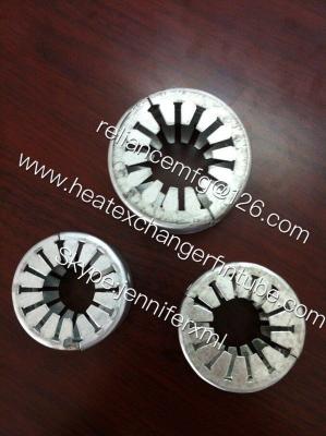 China Anillos de espaciador circulares galvanizados de la hoja de acero para los tubos de aleta integrados de la base de G en venta