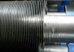 China Echada integrada de acero estriada de la aleta del tubo aletado 12FPI de carbono en venta