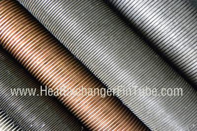 China Tubo Finned de cobre do condensador, C12200/C12100/C68700/C70600/C71500 à venda