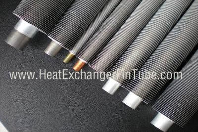 China B338 Gr. 2 SMLS Titanium Tube , Spiral Aluminum Extruded Fin Tube 1.245mmWT for sale