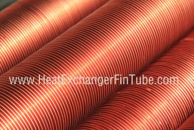 China Embedded Fluted Carbon Steel Seamless Single Row Flat Fin Tube 0.5mm thickness for sale