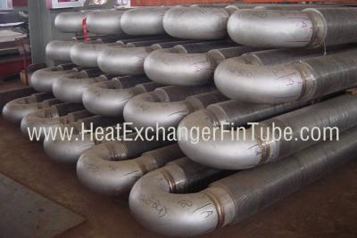 中国 A213 T91 の合金鋼鉄管、HF のヘアピン エコノマイザのための螺線形によって溶接されるひれ付き管 販売のため