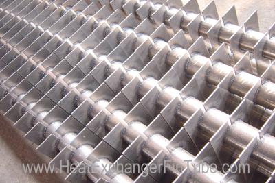 China SA213 T11 / T22 Alloy Steel Welded Square Fin Tube for Economizer , H Fins for sale