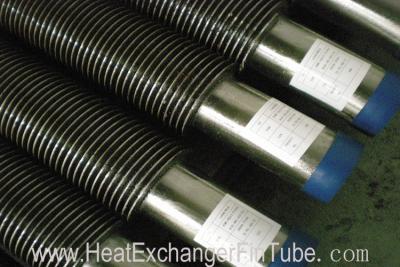 China High Frequency Resistance Helical Steel Welded Fin Tubes SA213 T11 Alloy Steel + SS409 for sale