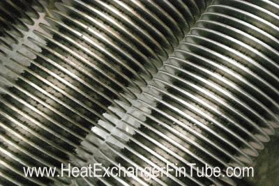 China SS409/SS410 spiral finned tube , Heat Exchanger solid & serrated  fin Tubular for sale