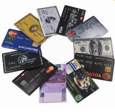 China A senha do cartão flash da vara da memória da movimentação da pena do cartão de crédito bancário protege à venda