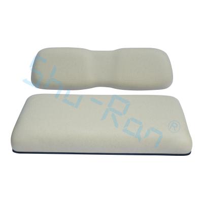 China White Flip Golf Cart Front Seat Cushion Bottom Seat Assembly Fits On Club Car DS for sale