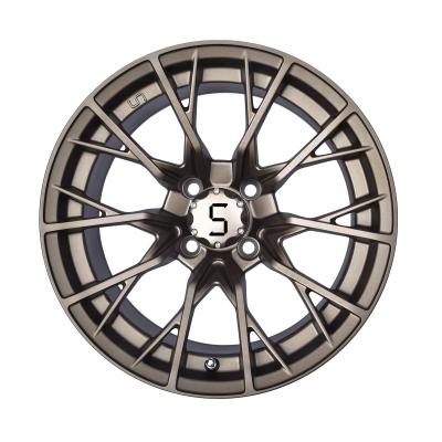 China Gunmetal 14 Inch Golf Cart Wheels And Tires 4/101.6 Bolt Shuran New Starshine-419 for sale