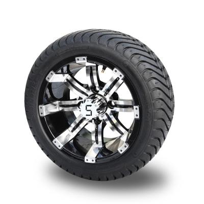 China Carrinho de golfe roda da liga de alumínio de 12 polegadas com 215/35-12 DOT Street Tire à venda