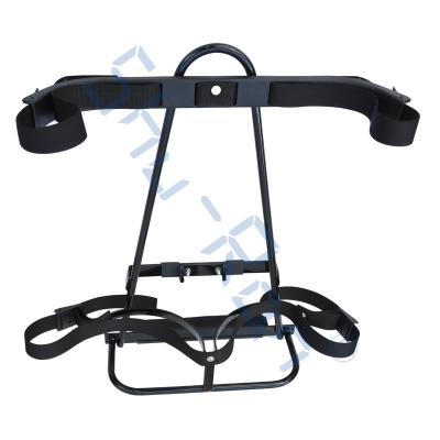China Golf Cart Black Metal Bag Attachment Holder - Mounts to Standard Safety Bar for sale