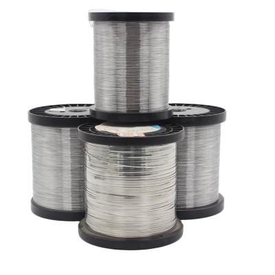 China Electrothermal Black Annealed Soft Bright White Fe-Cr-Al Wire Flat Wire for sale