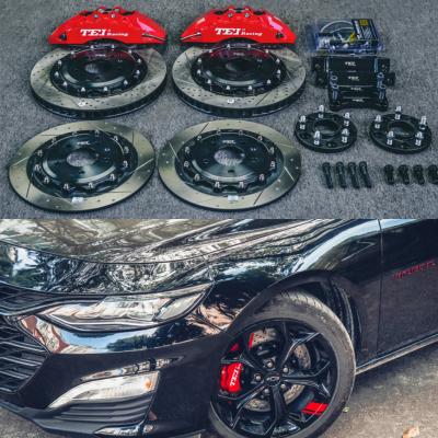 China 6 Piston Racing Caliper Brake Kit With 355*32 MM High Carbon Disc Racing For Chevrolet Malibu XL 18 Inch Rim for sale