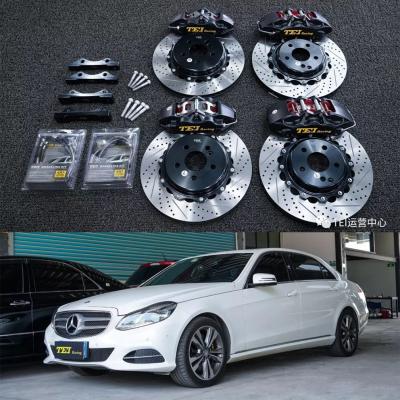 China E Class W212 Mercedes Big Brake Kit 18 Inch Car Rim Front 6 Piston And Rear 4 Piston Brake Kit for sale