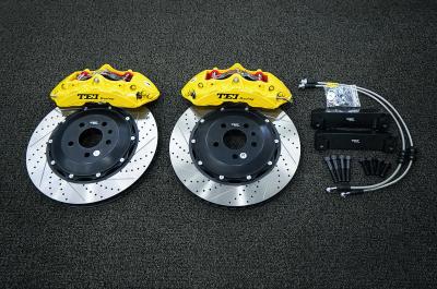 China TEI Racing BBK P60NS 6 Piston Forged two-pieces Caliper Brake Kit For Audi A6 19 Inch Wheel Front for sale
