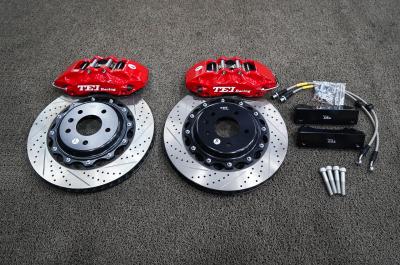 China Big Brake Kit For Cadillac CT4 Instlled TEI Racing  P60S Forged 6 Piston Calipers for sale