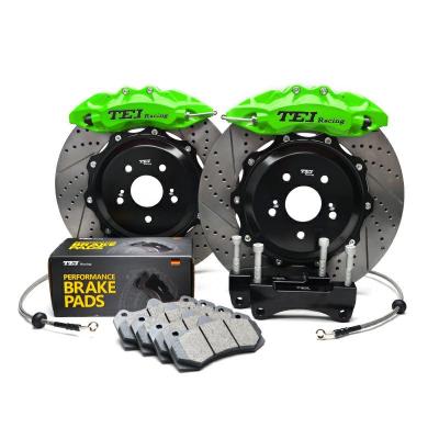 China Disc 378x32mm Brake Kit 6 Piston Caliper With 4 Piece Rotor Big Brake Kit For Acura CL 1997-1999 for sale