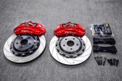 China TEI Racing BBK For Toyota Camry Installed Big Brake Kits 4 Piston Calipers  P40NS for sale