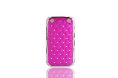 China Pink Diamond Bling Hard Chrome 9320 Blackberry Cell Phone Cases Sparkle Cover for sale